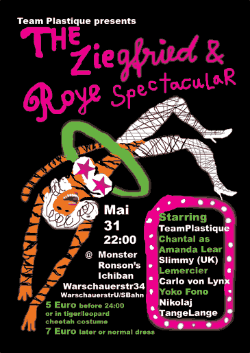 Click me for all of the info on the Ziegfried and Roye Party !!!  31 May, 2008, Berlin