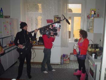 getting filmed for arte (french german tv)